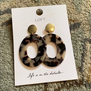 Loft Tortoise Shell Earrings